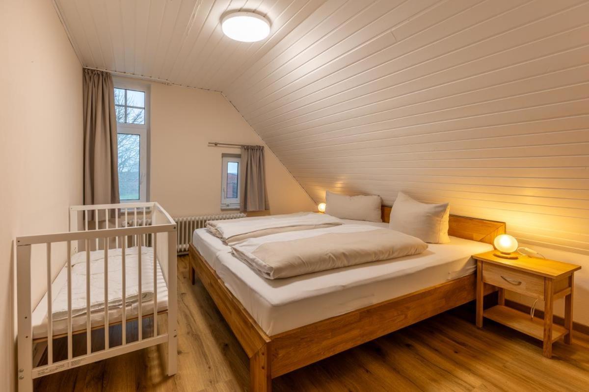 뉴할링거지어 Friesenhof Janssen - Urlaub Auf Dem Bauernhof 아파트 외부 사진